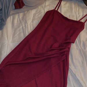 COPY - Boohoo burgundy body con dress ! 🌹